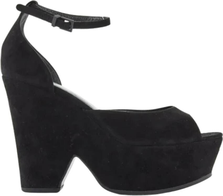 Celine Vintage Pre-owned Sandalen Zwart Dames