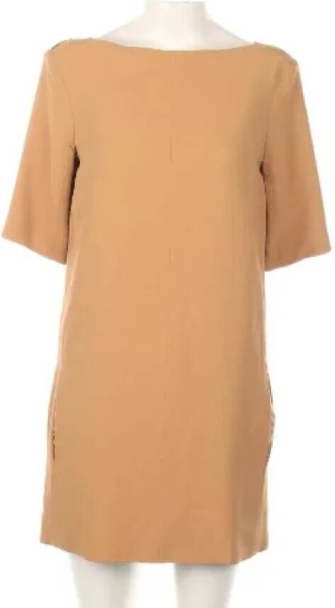 Celine Vintage Pre-owned Viscose dresses Bruin Dames