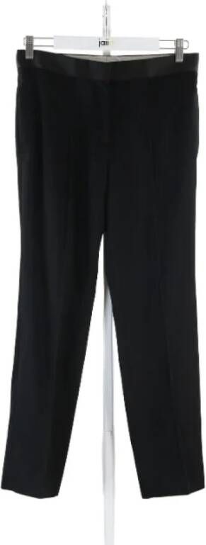 Celine Vintage Pre-owned Wool bottoms Zwart Dames
