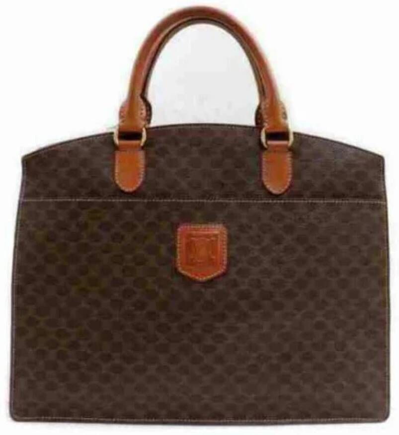 Celine Vintage Tweedehands tas Bruin Dames