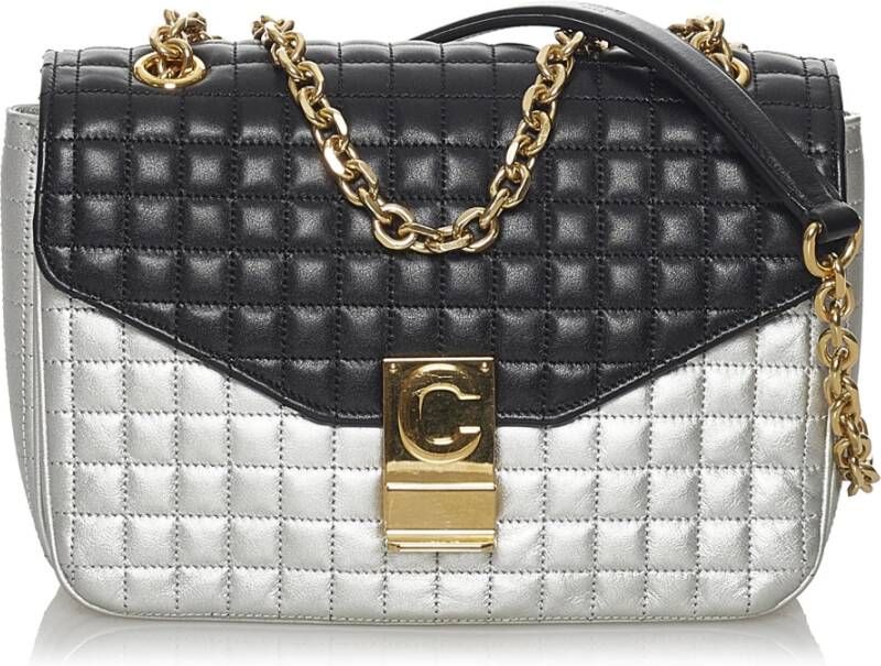 Celine Vintage Tweedehands tas Zwart Dames