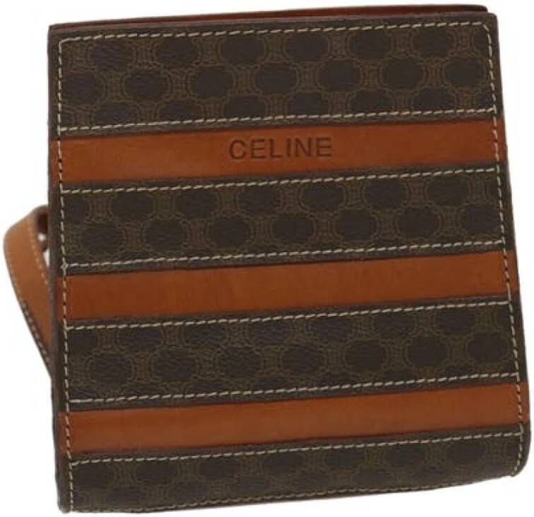 Celine Vintage Voldoende rugzak Bruin Dames