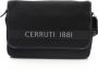 Cerruti 1881 Zwarte Nylon Messenger Tas met Logo Black Heren - Thumbnail 1