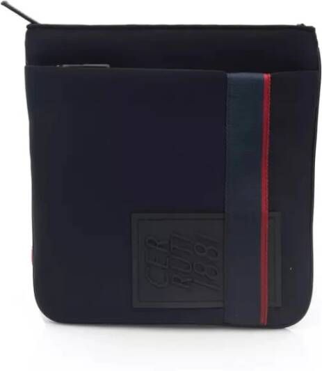 Cerruti 1881 Crossbodytassen met ritssluiting en voor- achterzakken Blue Heren