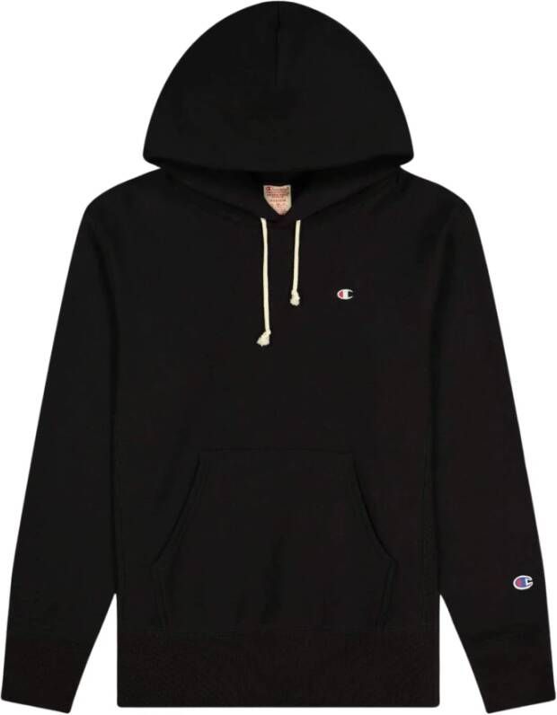 Champion Basic Small Logo hoodie Zwart Heren