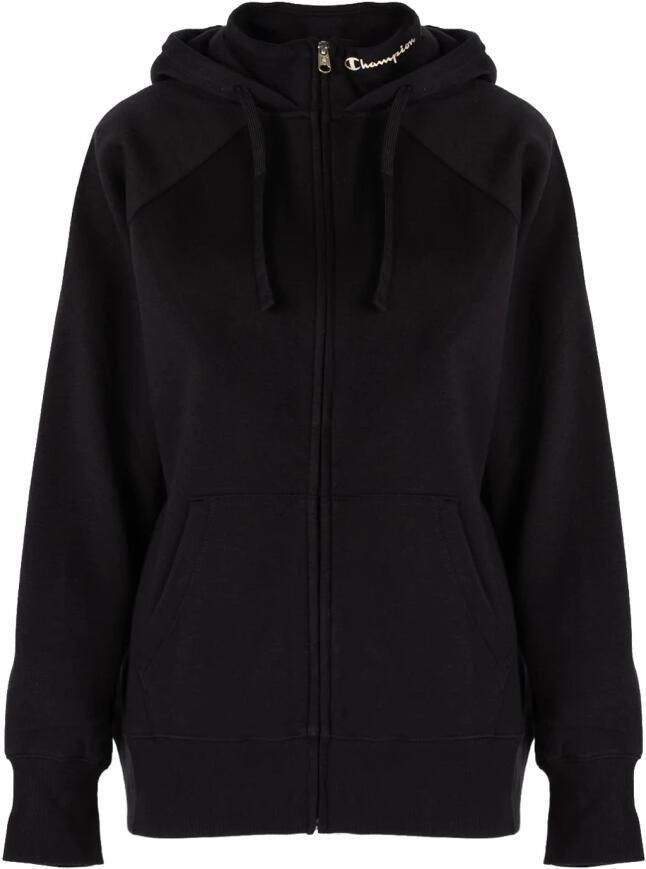 Champion Dames Zip Hoodie Katoen Polyester Monochroom Black Dames - Foto 4