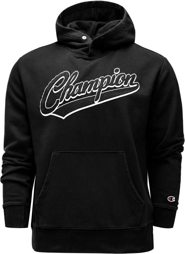 Champion Heren hoodie met geborduurd logo Black Heren