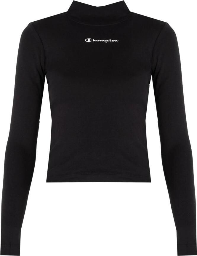 Champion Minimalistische Stijl Golf Hals Blouse Black Dames - Foto 4