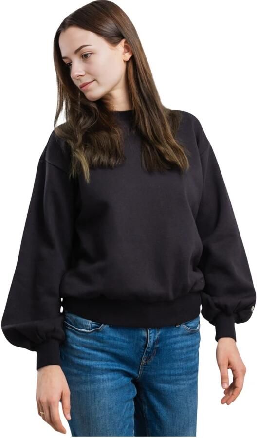 Champion Relaxed Fit Dames Sweatshirt Black Dames
