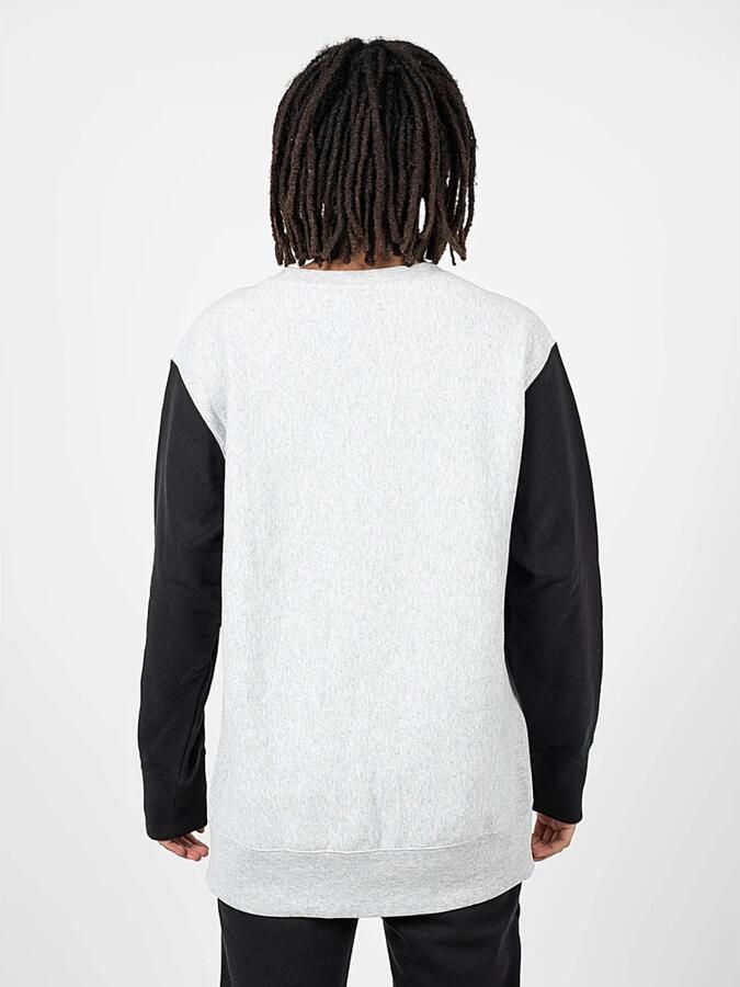 Champion Sweatshirt girocollo kleurblok kangoeroe pocket omgekeerd weefsel Grijs Heren - Foto 6