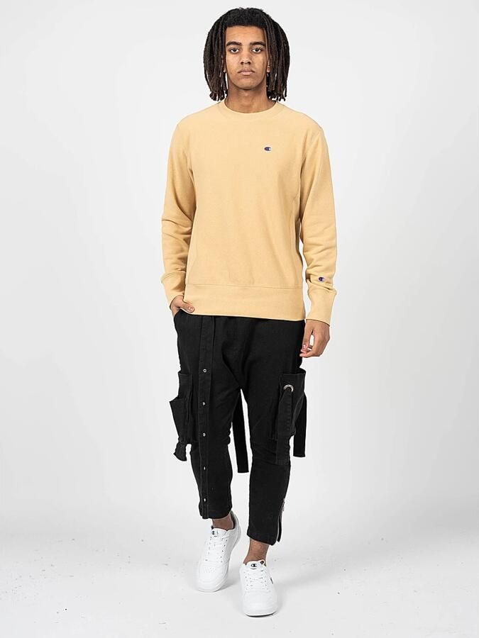 CHAMPION Dames Truien & Vesten Crewneck Sweatshirt Geel - Foto 4