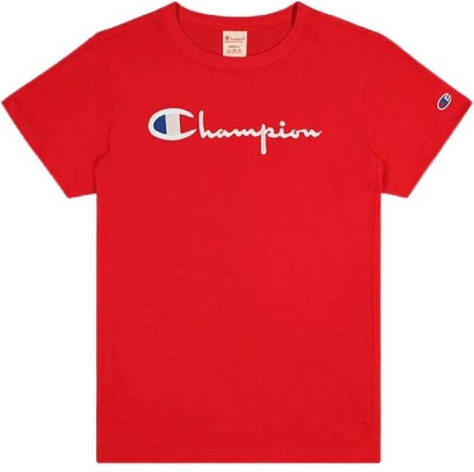Champion Crewneck T -Shirt 110992 Rs017 Rood Dames