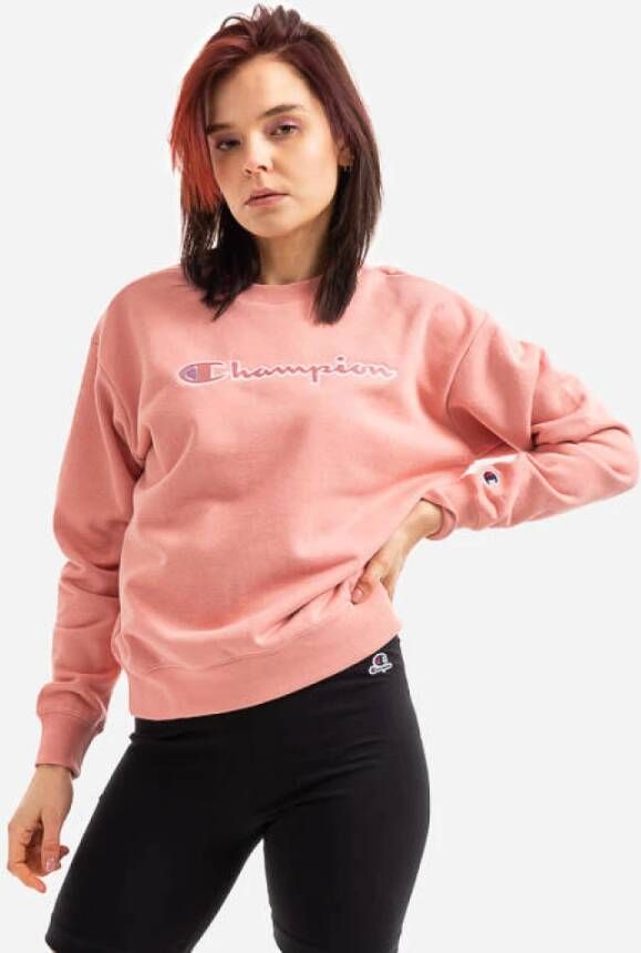 Champion Dames sweatshirt crewneck sweatshirt 114922 ps092 xs Roze Dames