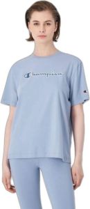 Champion Dames-T-shirt Rochester Logo Blauw Dames