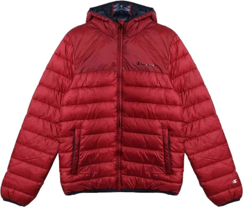 Champion Down Jackets Rood Heren