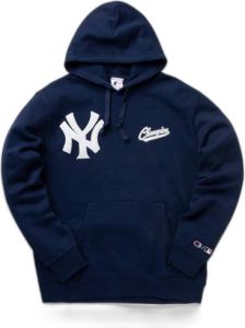 Champion Hooded sweatshirt MLB New York Yankees Blauw Heren