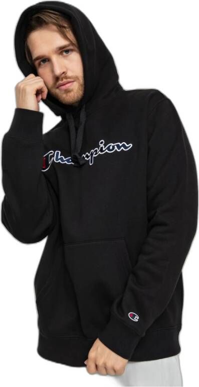 Champion Hooded sweatshirt Rochester Logo Zwart Heren