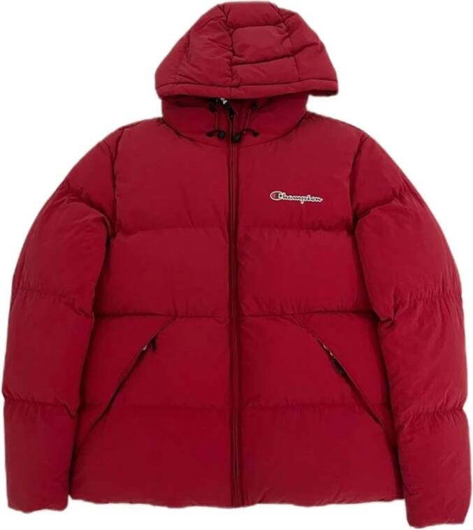 Champion Down Jackets Rood Heren