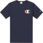 Champion Omgekeerde weefkist C T-shirt Blauw Heren - Thumbnail 1