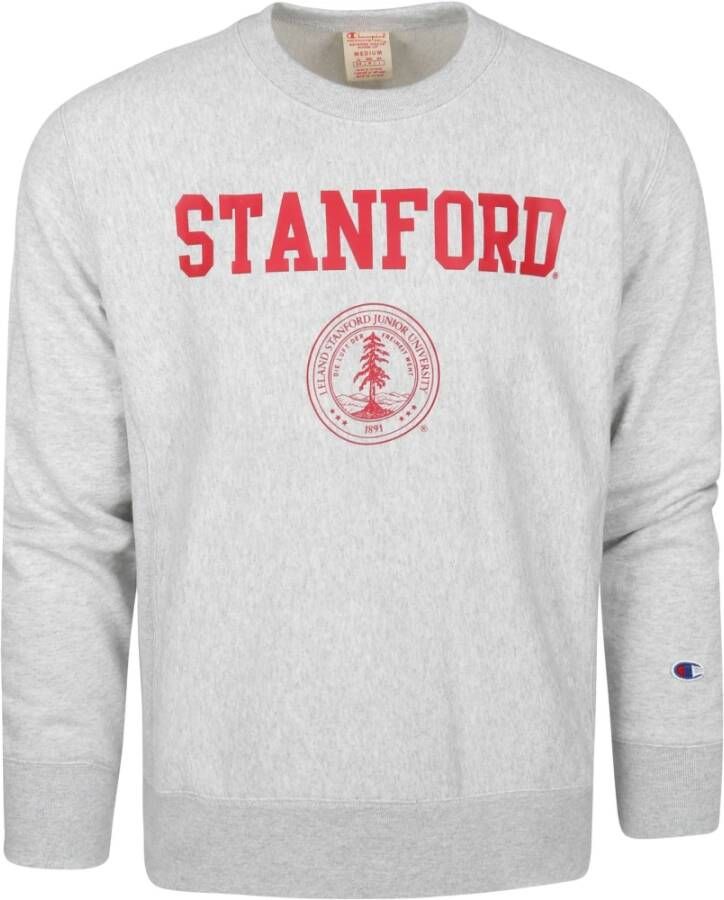 Champion Sweater -logo Stanford Grijs Heren