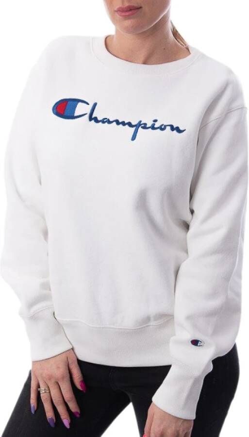 Champion Sweatshirt 113152 Ww001 Wit Dames
