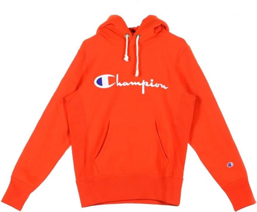 Champion Sweatshirt met capuchon Oranje Heren