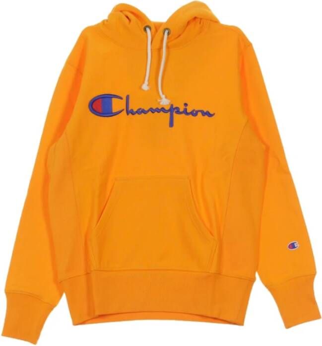 Champion Sweatshirt met capuchon Oranje Heren