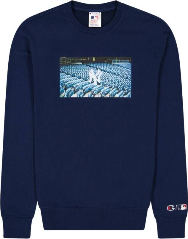 Champion Sweatshirt New York Yankees Mlb Blauw Heren