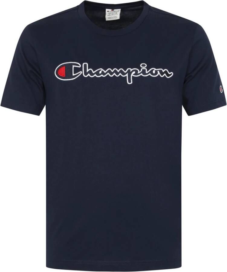 Champion T-shirt Blauw Heren