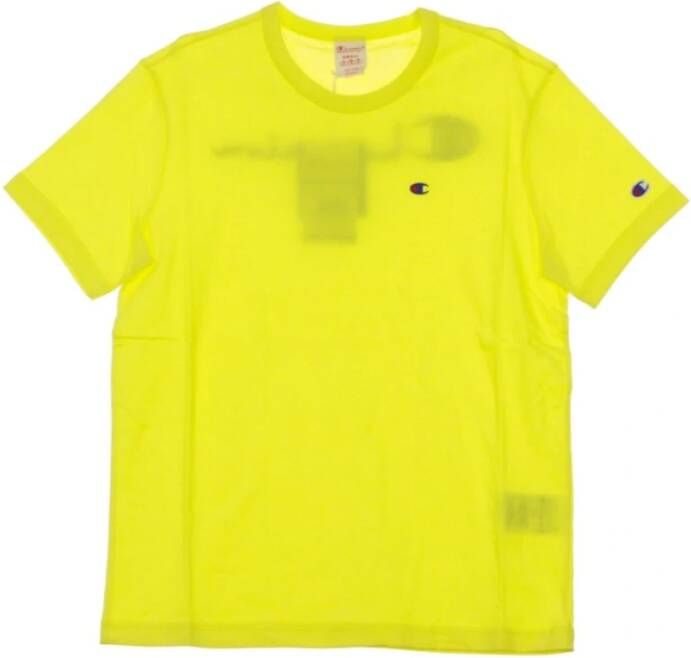 Champion t-shirt Yellow Heren
