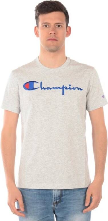 Champion Casual Sweatshirt Tee Gray Heren
