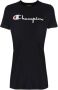 Champion T-shirt; lange top; Zwart Dames - Thumbnail 1