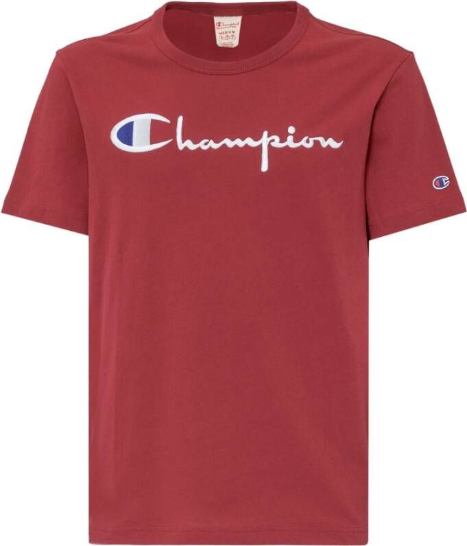 Champion T-shirt Rood Heren