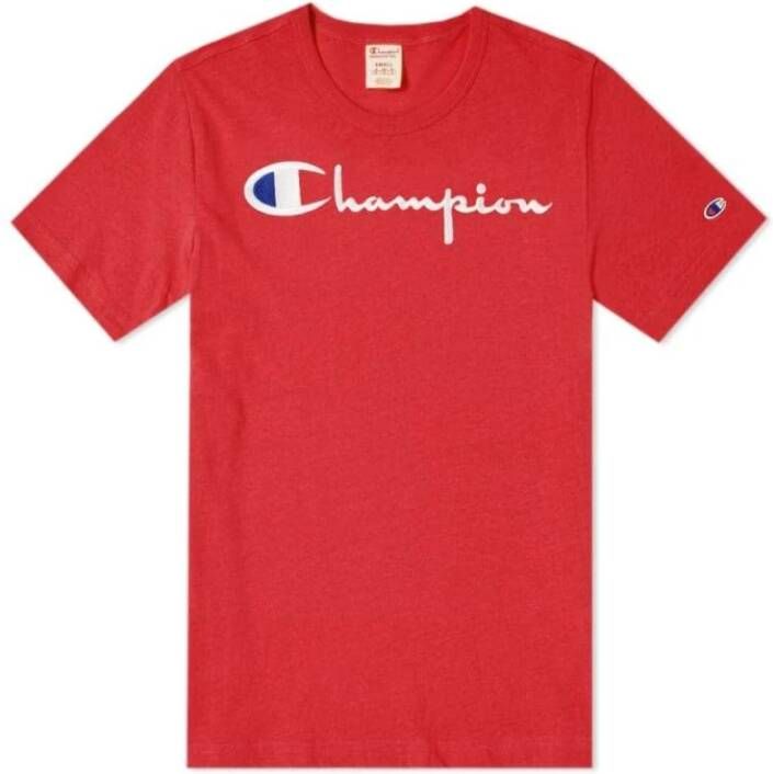Champion t-shirt Rood Heren