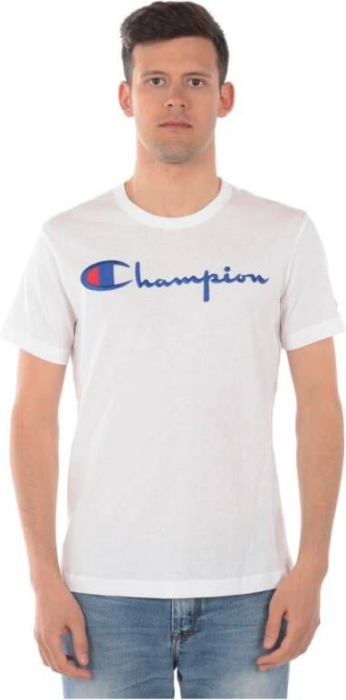 Champion T-shirt Wit Heren