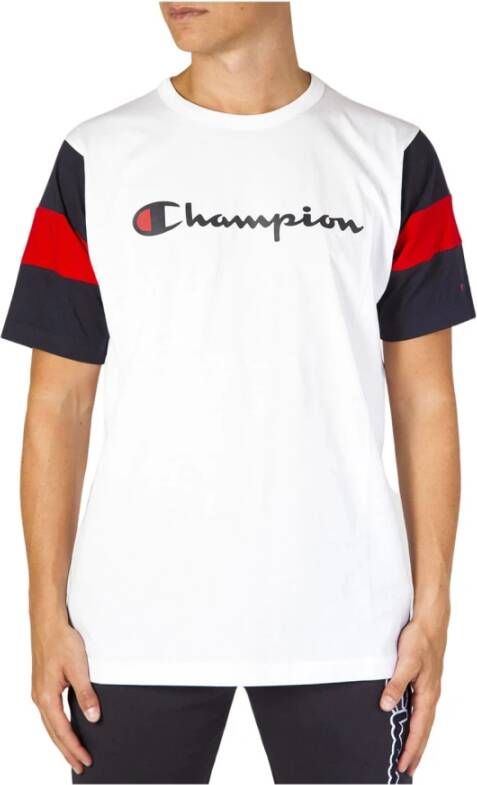 Champion T-Shirt White Heren
