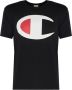 Champion T-shirt Zwart Dames - Thumbnail 1