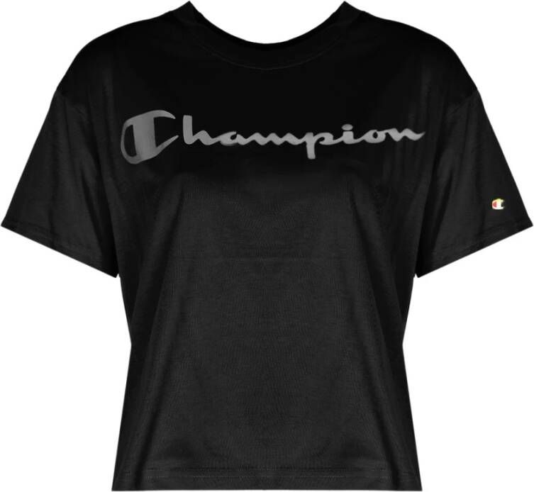 Champion T-shirt Zwart Dames