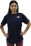 Champion Korte Mouw T-shirt Blue Dames - Thumbnail 1