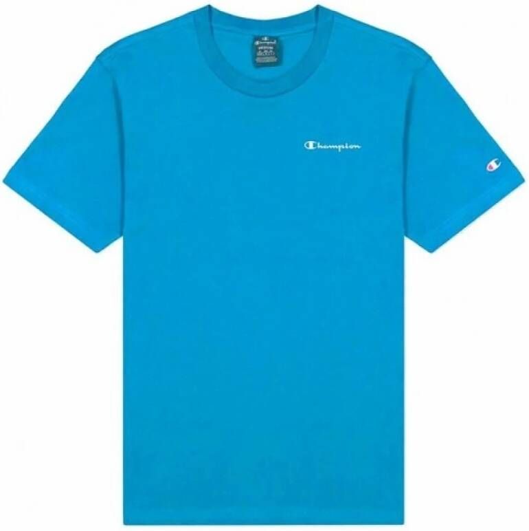 Champion T-Shirts Blauw Heren