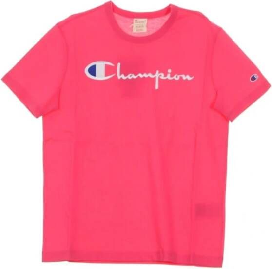 Champion T-shirts Roze Heren