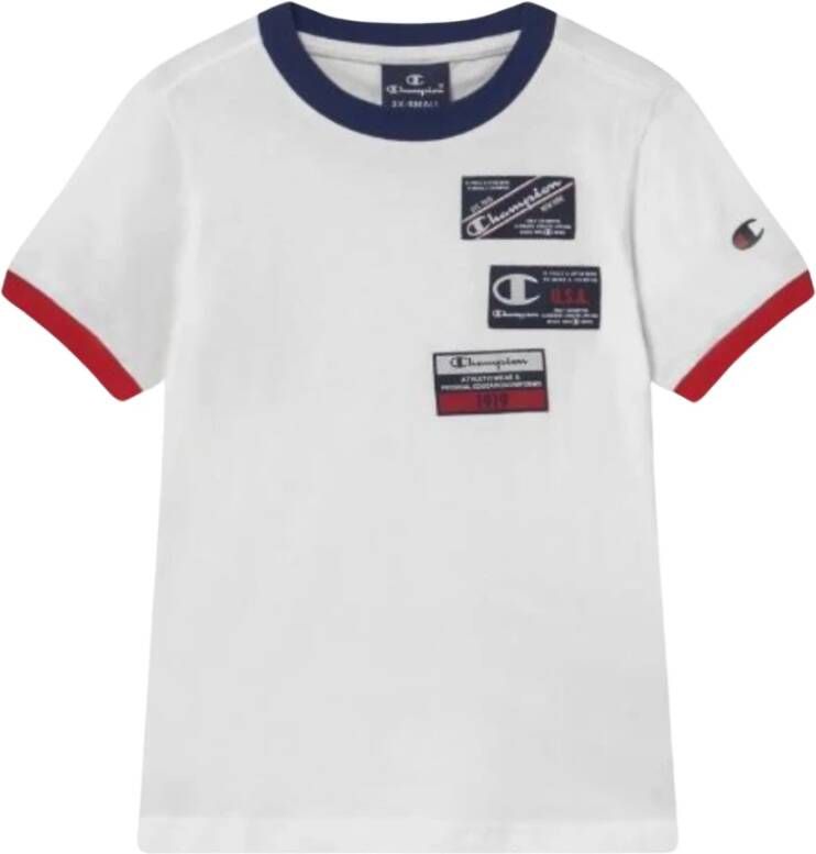 Champion Basket Game Crewneck Shirt White Heren