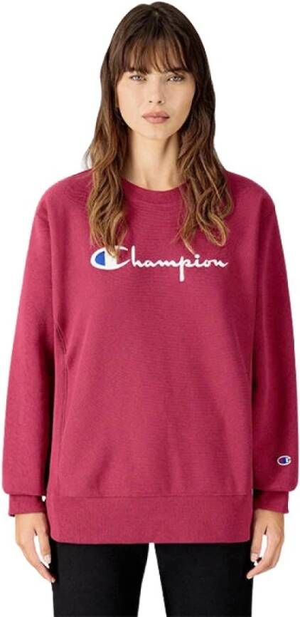 Champion Vrouwen sweatshirt kampioen Crewneck Sweatshirt 114612 Rs510 XS Rood Dames