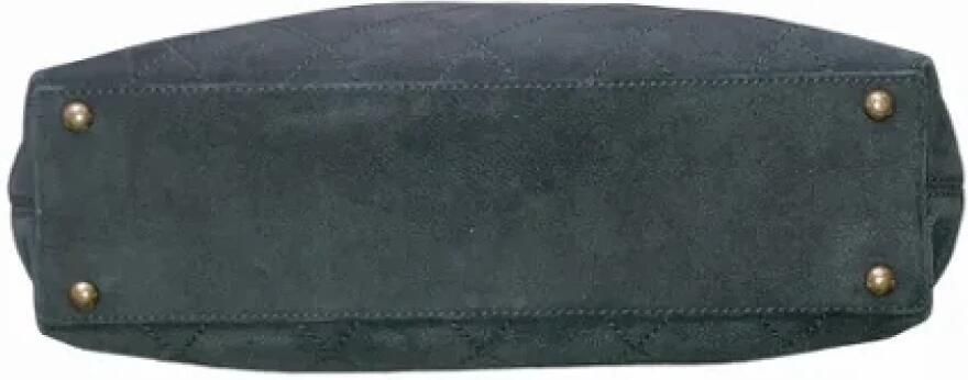 Chanel Vintage Pre-owned Suede chanel-bags Black Dames - Foto 8