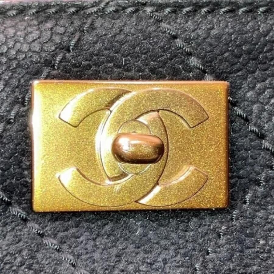 Chanel Vintage Pre-owned Suede chanel-bags Black Dames - Foto 3