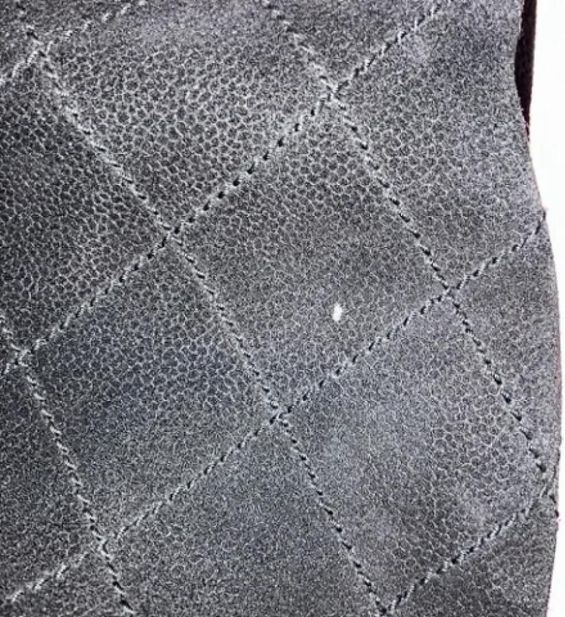 Chanel Vintage Pre-owned Suede chanel-bags Black Dames - Foto 6