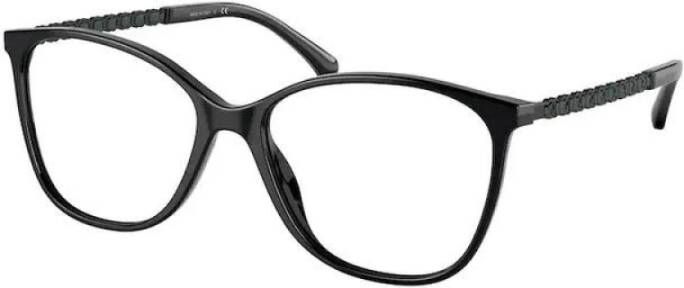 Chanel Damesbrillen Zwarte Frame Verfijnde Stijl Zwart Dames