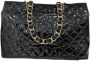 Chanel Vintage Chanel GST XXl Leren Handtas Zwart Dames - Thumbnail 1