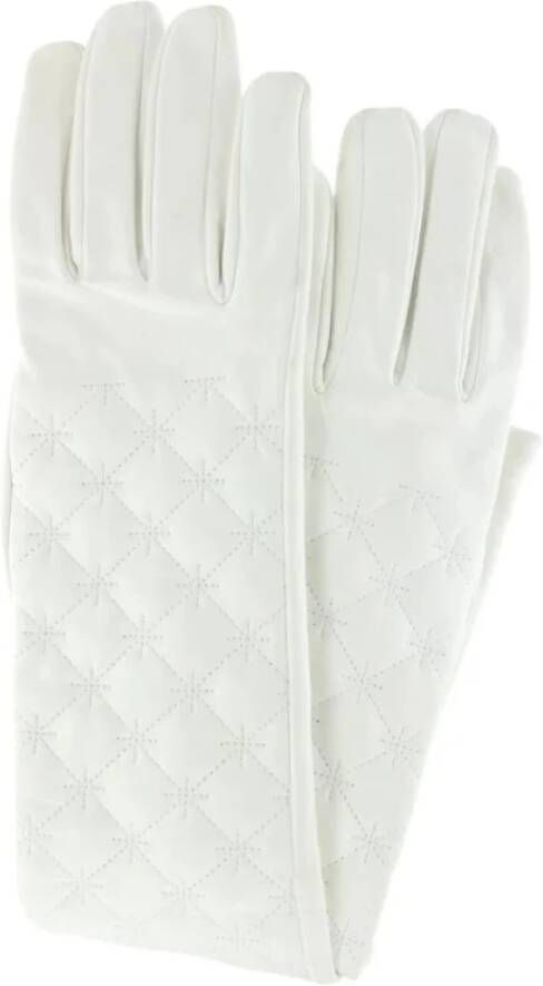 Chanel Vintage Franse Leren Handschoenen Zeer Goede Staat White Dames