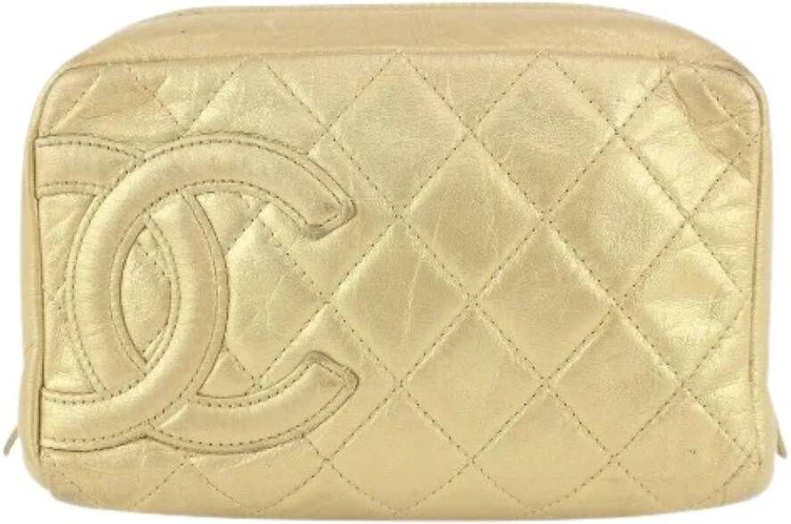 Chanel Vintage Pre-eigendom canvas chanel-bags Beige Dames